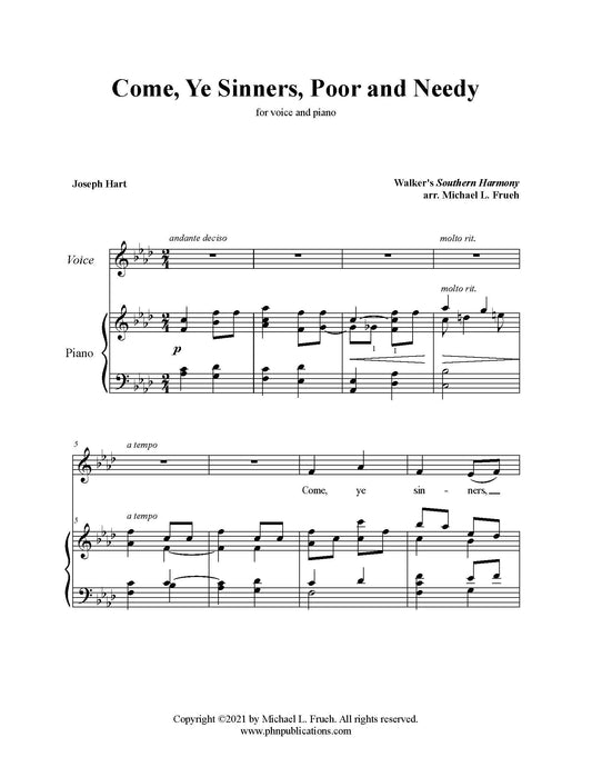 Come, Ye Sinners, Poor and Needy